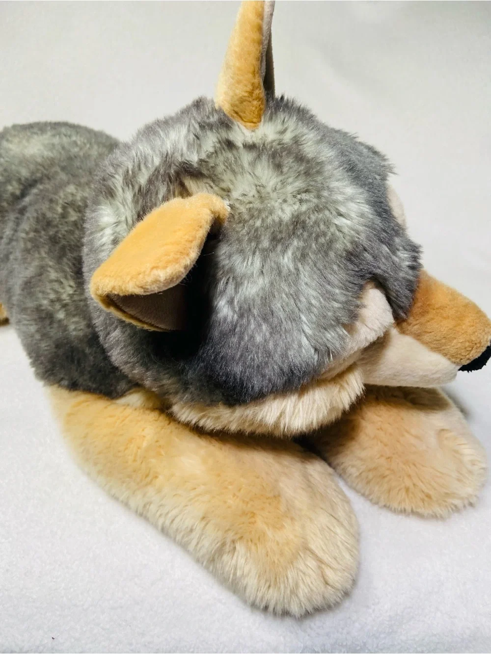 25” Retired Aurora Super Flopsie Wolf Plush